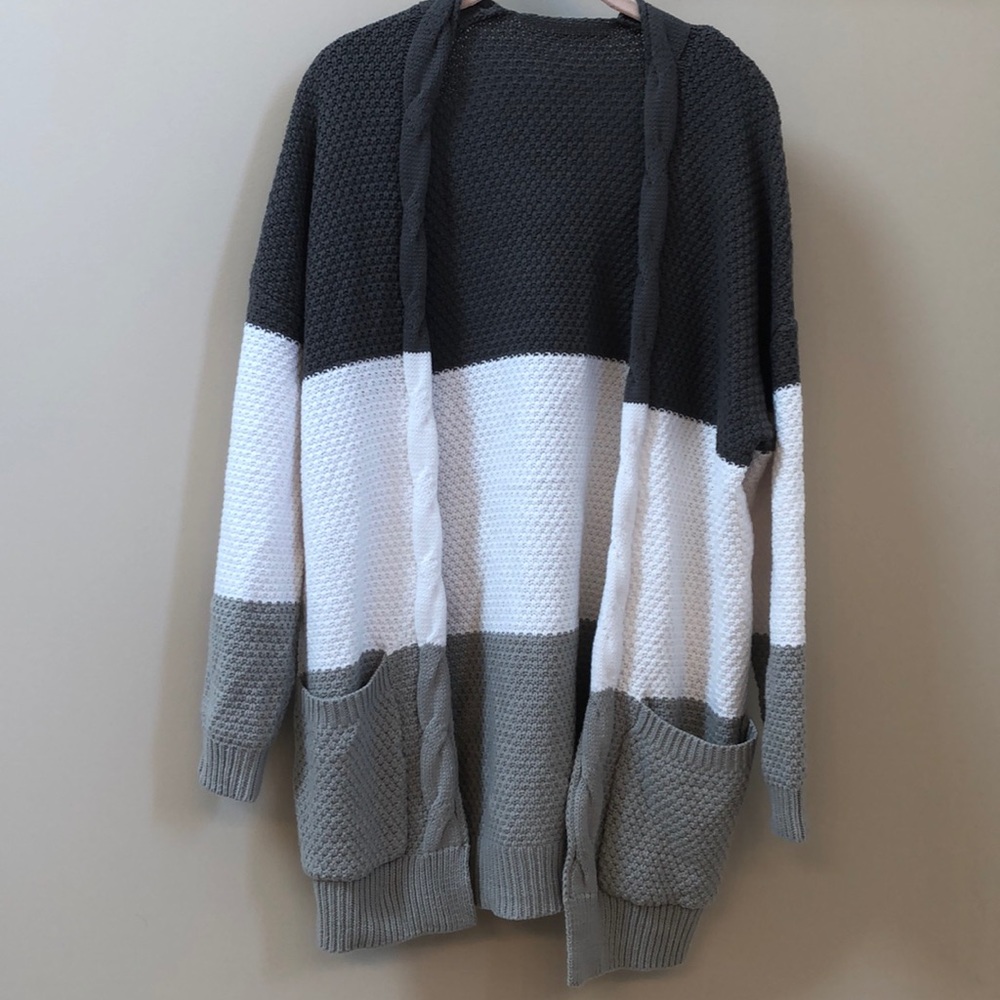 Striped cardigan
